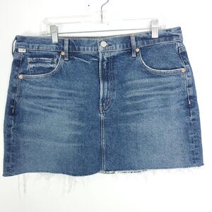 Citizens Of Humanity Denim Blue Mini Skirt